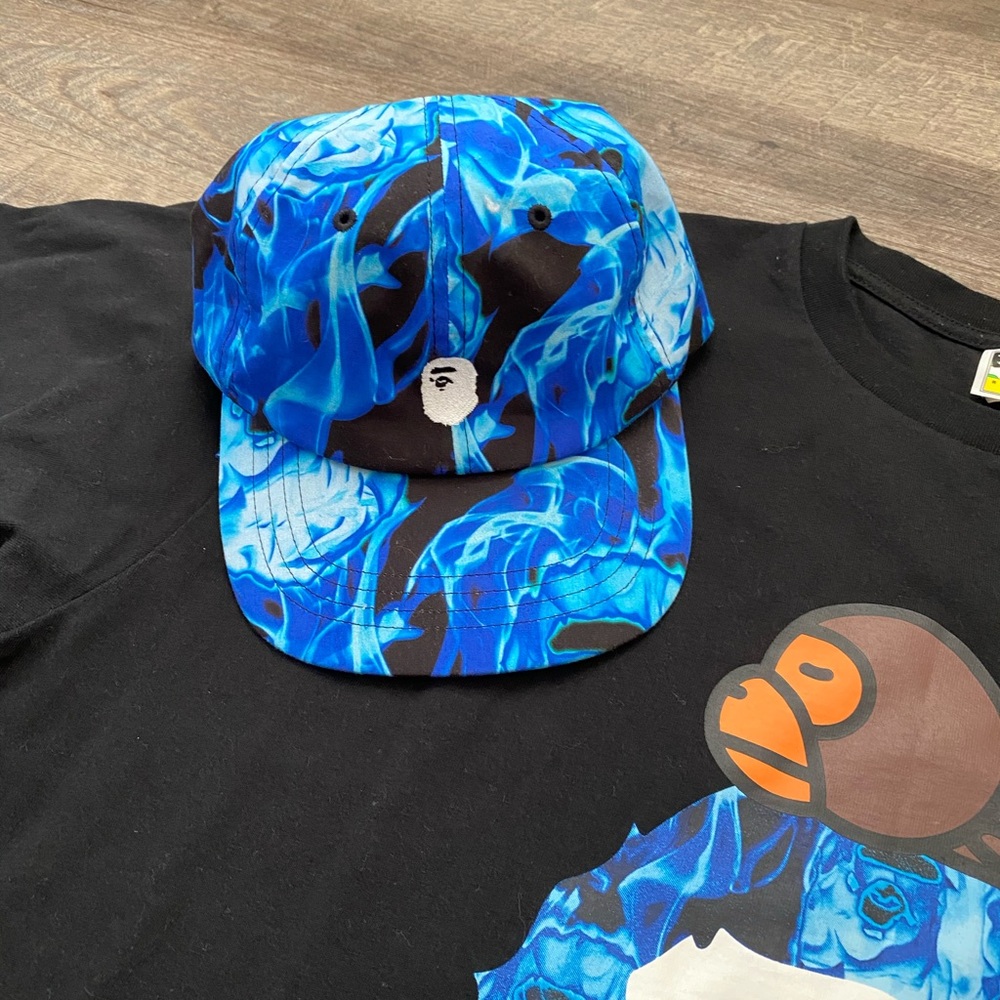Bape Flame Panel Cap